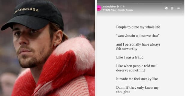 Justin Bieber Reflete sobre Sentimentos de Inadequação