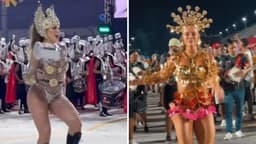 Sheila Mello brilha como musa da União Imperial