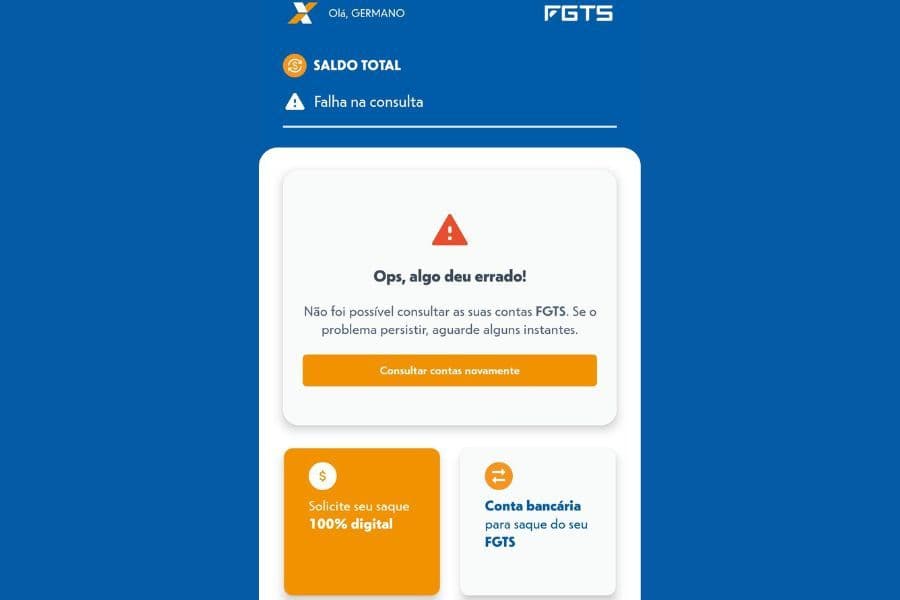 Problemas no Aplicativo do FGTS Complicam Acesso dos Usuários