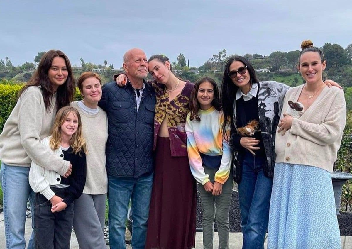 Relação de Bruce Willis e Demi Moore após divórcio