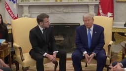 Macron Corrige Trump sobre Assistência à Ucrânia