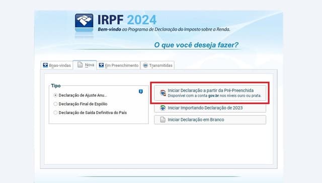 Liberação da Declaração Pré-preenchida do IR 2025