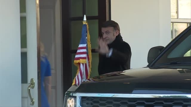 Macron se encontra com Trump para discutir Ucrânia