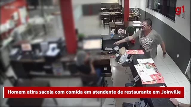 Homem agride atendente de fast food em Joinville