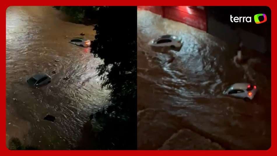Forte chuva causa caos na Freguesia do Ó em São Paulo