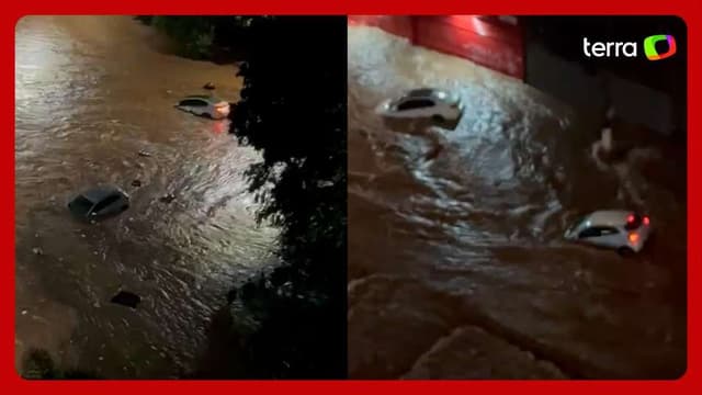 Forte chuva causa caos na Freguesia do Ó em São Paulo