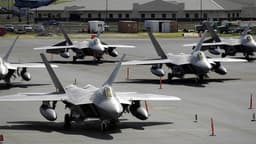 Custos de reforma dos motores dos caças F-22 Raptor