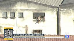 Incêndio destrói fábrica de fantasias no Rio de Janeiro