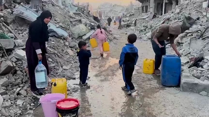 Gaza enfrenta crise de água após volta dos palestinos