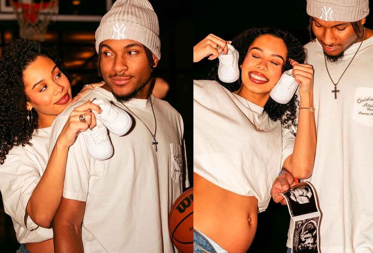 Ana Zortea anuncia gravidez com jogador da NBA