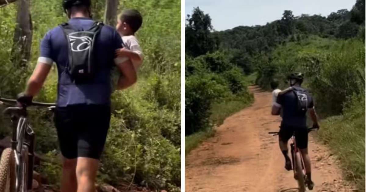 Ciclistas Resgatam Criança Perdida em Trilha em Goiás