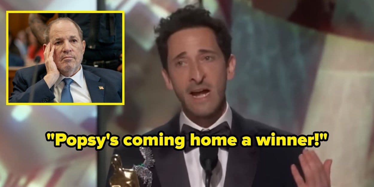 Adrien Brody Agradece Filhos de Georgina Chapman no Oscar