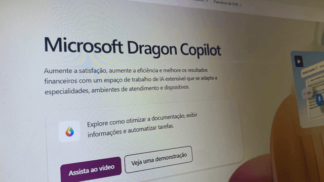 Microsoft Dragon Copilot revoluciona atendimento médico