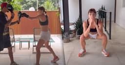 Alice Wegmann compartilha treino intenso nas redes sociais