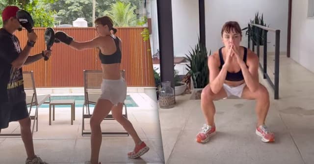 Alice Wegmann compartilha treino intenso nas redes sociais