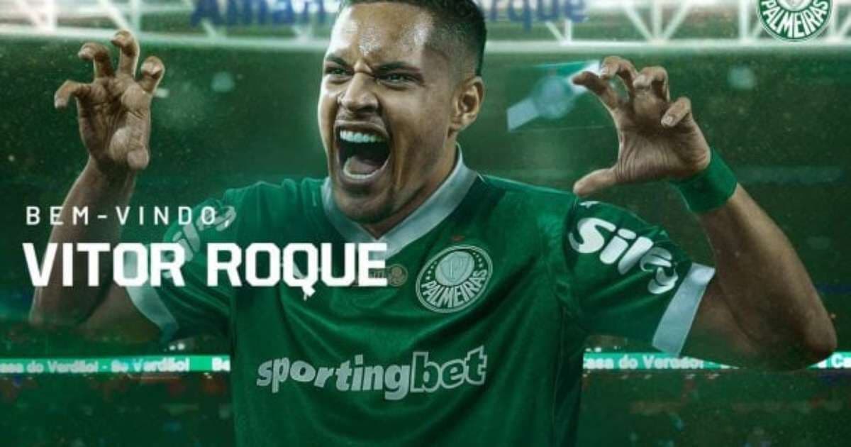 Vitor Roque registrado no Campeonato Paulista pelo Palmeiras