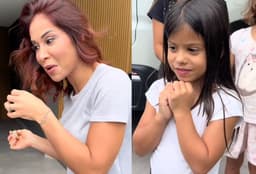 Maíra Cardi revela novo visual e reação da filha viraliza