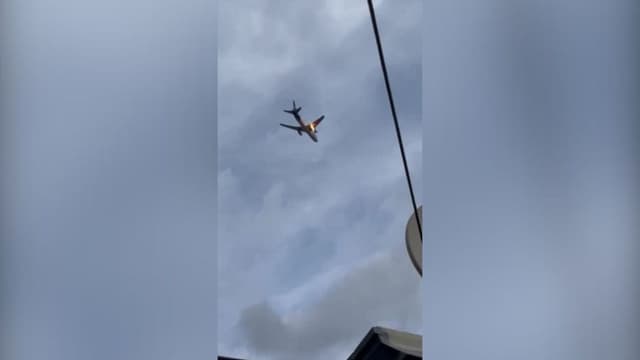 Avião da FedEx faz pouso forçado após incêndio no motor