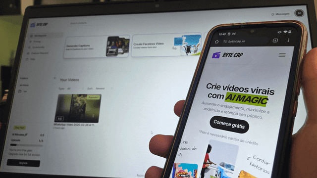 Como utilizar o ByteCap para edição de vídeos com IA