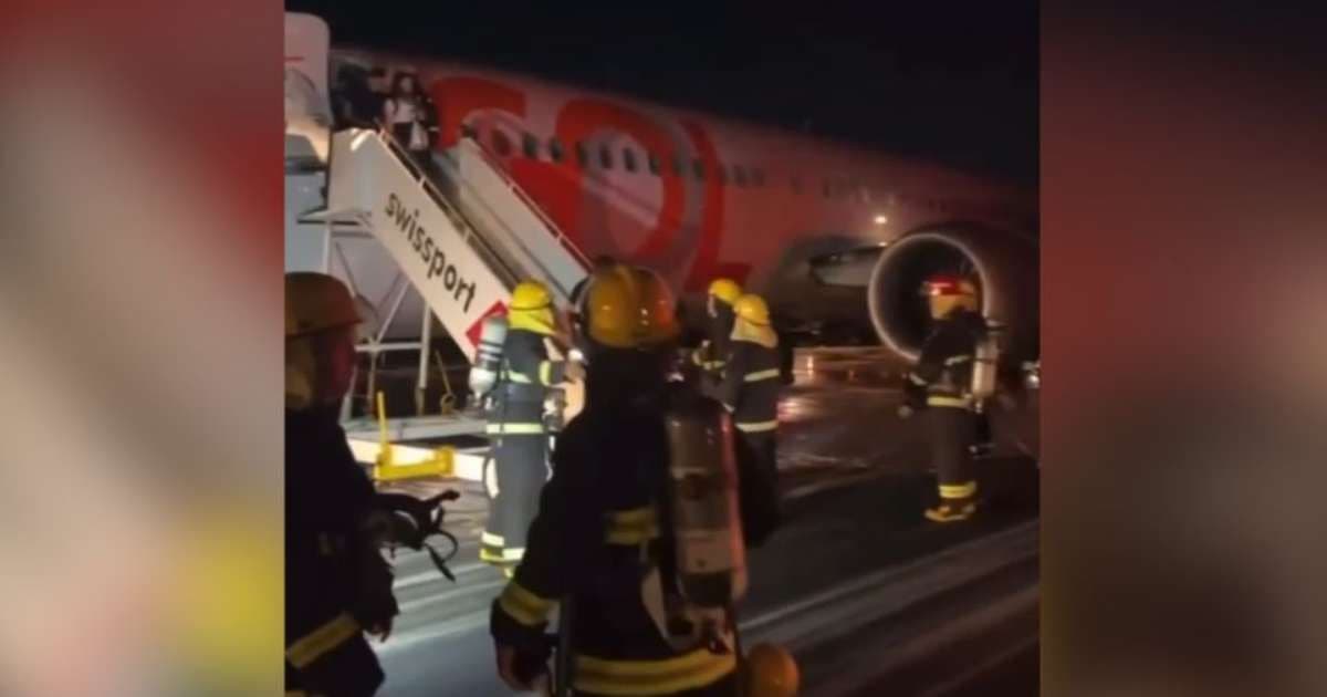 Avião da Gol colide com carro de manutenção no Rio