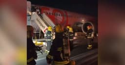 Avião da Gol colide com carro de manutenção no Rio