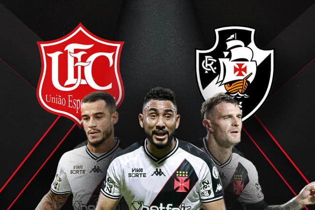 União-MT e Vasco duelam na Copa do Brasil hoje