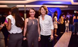 Vera Zimmermann e Luciana Ramanzini em rara aparição romântica