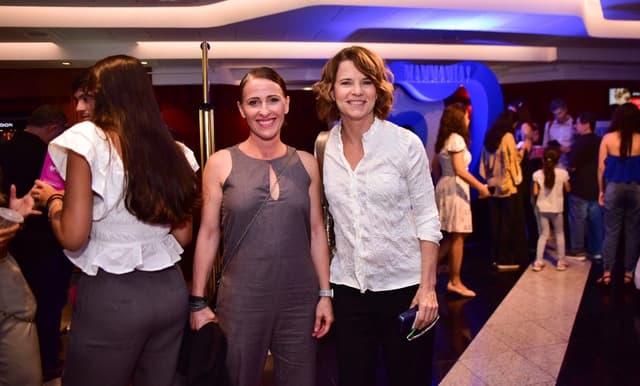 Vera Zimmermann e Luciana Ramanzini em rara aparição romântica