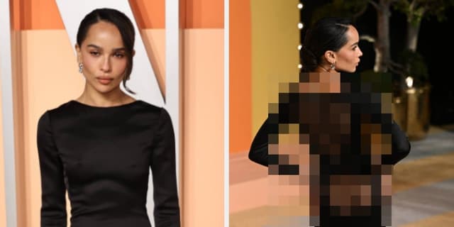 O Vestido Polêmico de Zoë Kravitz na Afterparty do Oscar