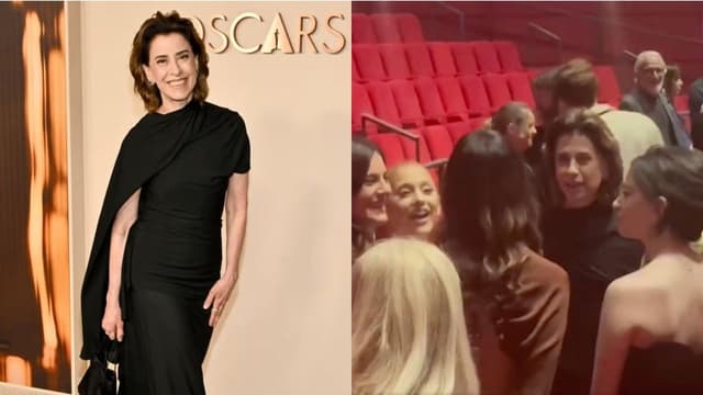 Fernanda Torres brilha em jantar dos indicados ao Oscar