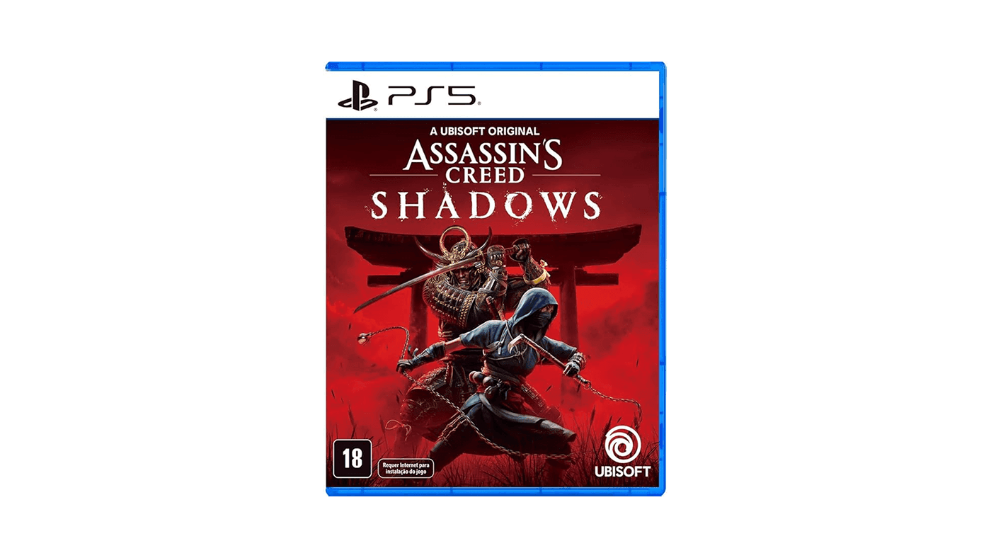 Assassin’s Creed Shadows - Edição SteelBook - PlayStation 5