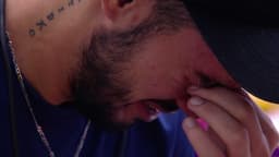 João Pedro chora após vitória de João Gabriel no BBB 25