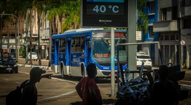 Calor intenso no Sul e chuvas fortes no Nordeste