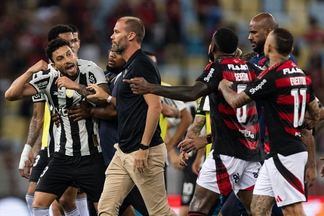 Suspensões após confusão entre Botafogo e Flamengo