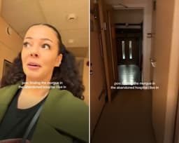 Britânica vive em hospital abandonado e viraliza na internet