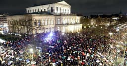 Protestos na Alemanha contra políticas anti-imigração