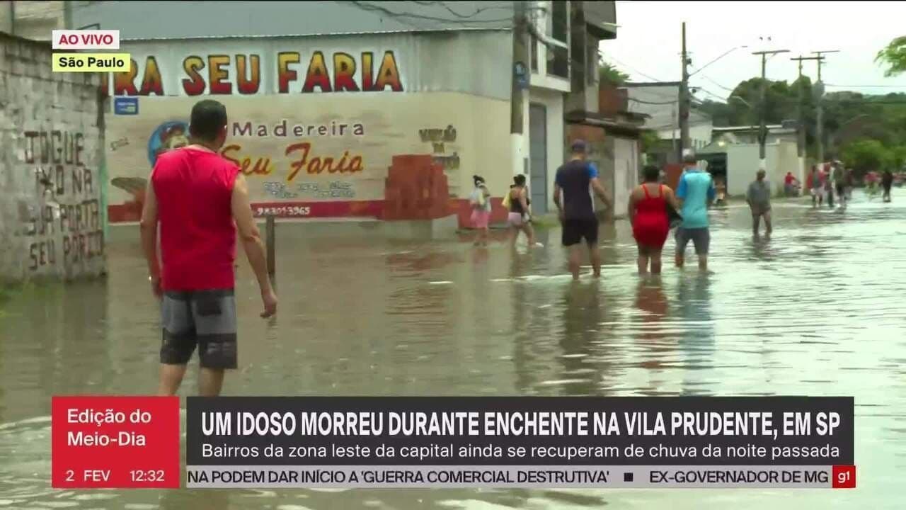 Jardim Pantanal sofre com enchentes em São Paulo