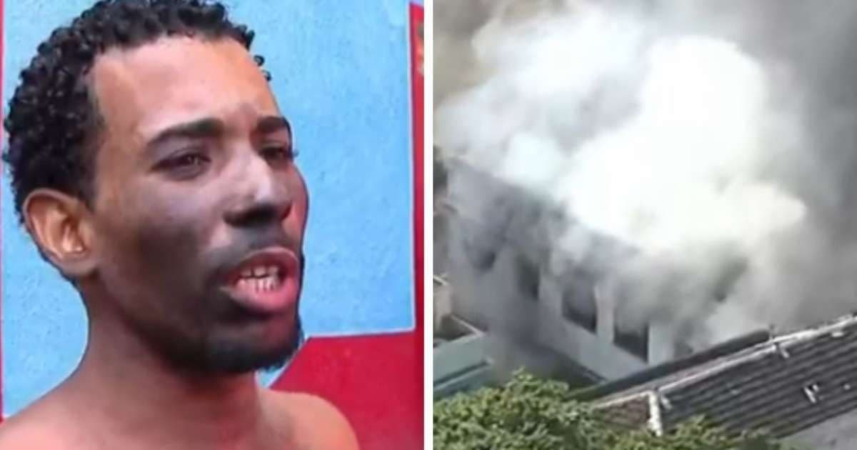 Incêndio em fábrica no RJ deixa trabalhadores em pânico