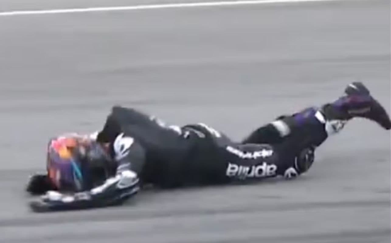 Jorge Martín sofre acidente grave durante treino na Malásia