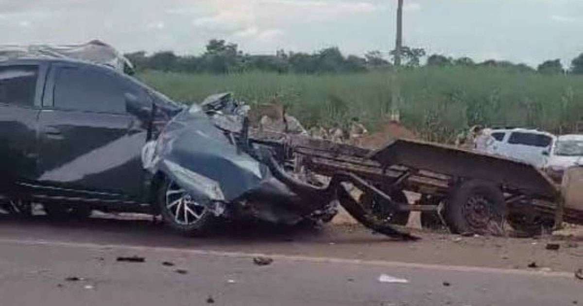 Acidente trágico mata cinco da mesma família em MG