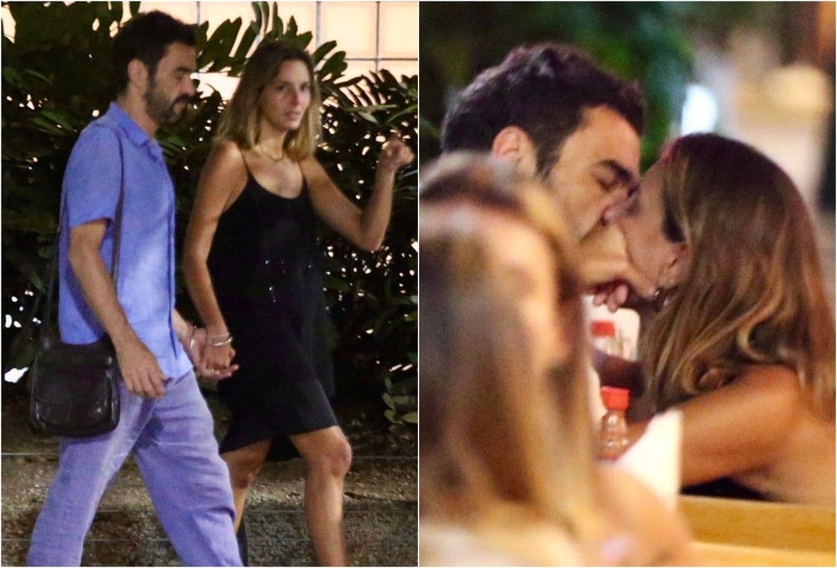 Caio Blat é flagrado em momento romântico no Rio