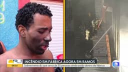 Incêndio dramático em fábrica de fantasias no Rio