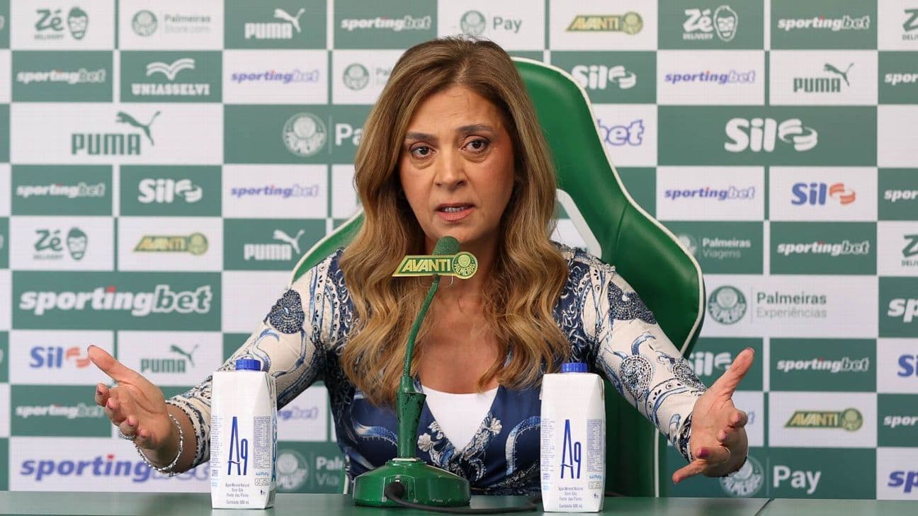 Leila Pereira critica atletas sobre gramados sintéticos