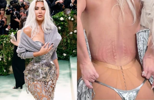 Kim Kardashian revela desconforto com look do Met Gala 2024