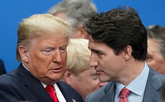 Trump e Trudeau debatem em meio a tensão comercial