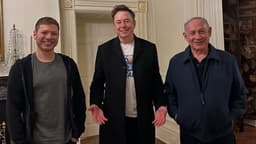 Filho de Netanyahu compartilha foto com Elon Musk