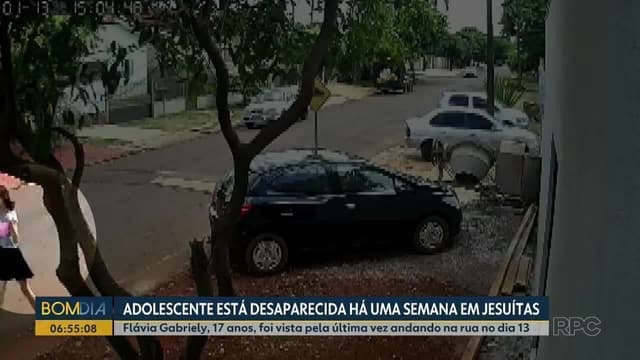 Adolescente desaparecida é encontrada morta no Paraná