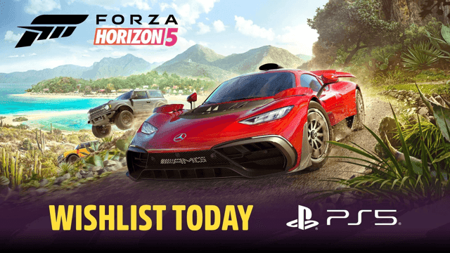 Forza Horizon 5 chega ao PlayStation 5 em 2025