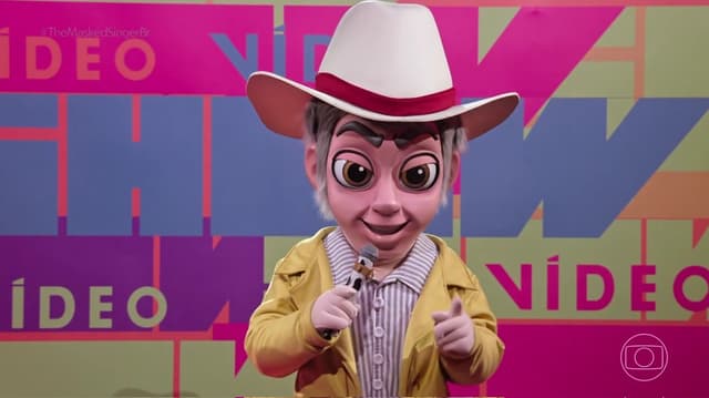 Bruno Mezenga é desmascarado no The Masked Singer Brasil