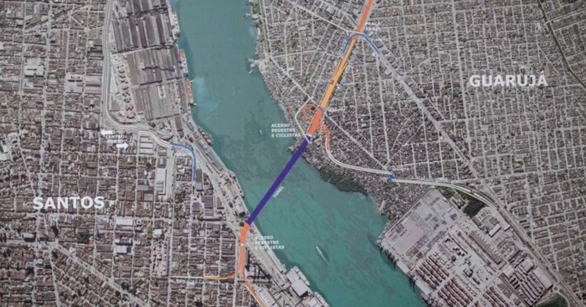 TCU libera projeto do túnel Santos-Guarujá sem auditoria